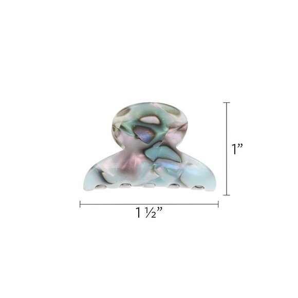 Blue Hair Clip for Thin Short Hair Mini French Claw Clip Strong No Slip Hold main image 7